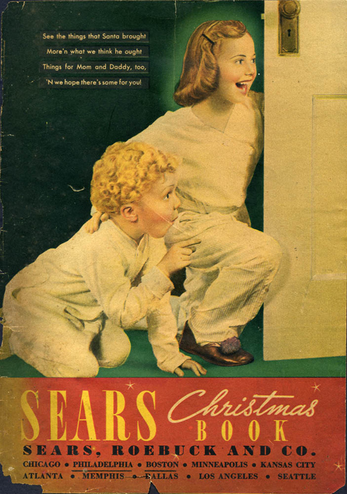 [Photo of an old Sears Chistmas Catalong]