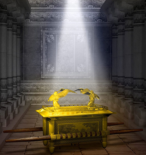 [Graphic image of the Ark of the Covenant]