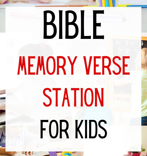 Children's Scripture Memory Graphic