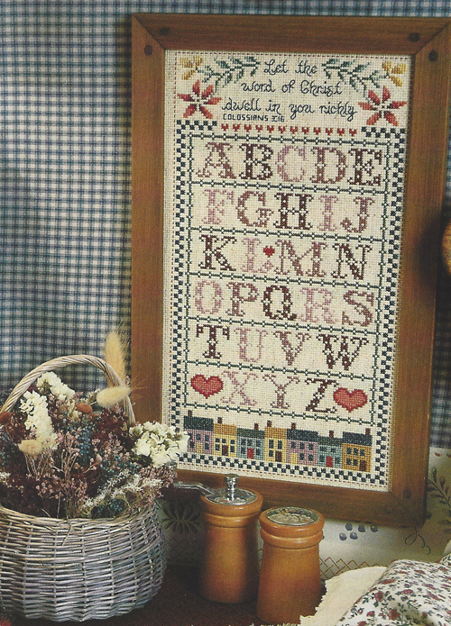 [Photo of a counted cross-stitch project]