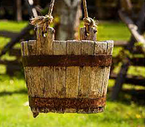 Photo of a hanging bucket