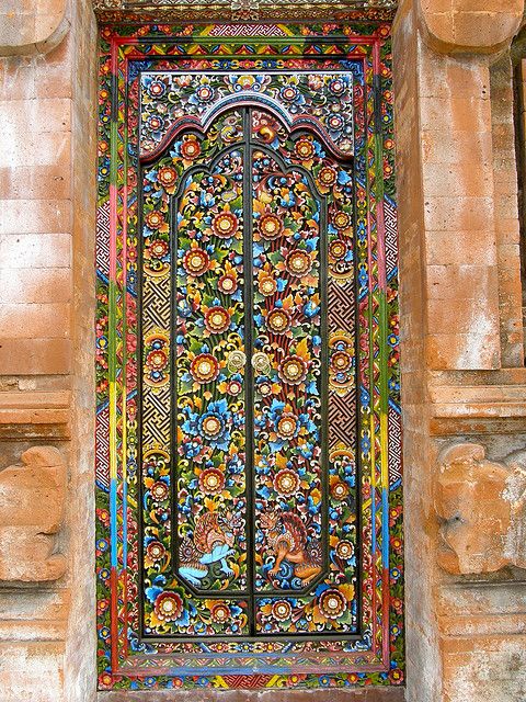 [Photo of an intricate stained glass window]