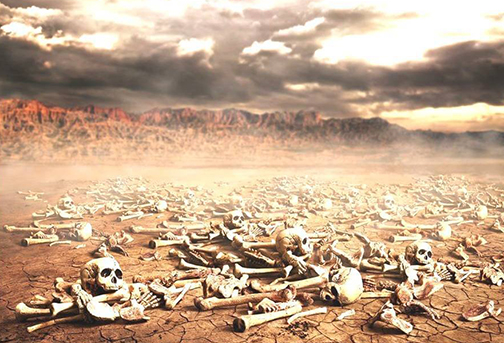 [Photo of the Valley of the Dry Bones]