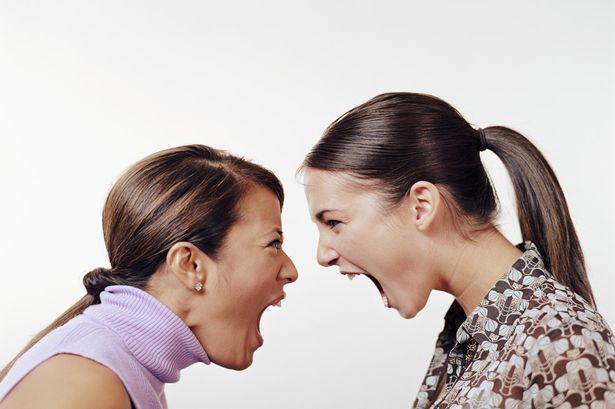 [Photo of  women arguing]